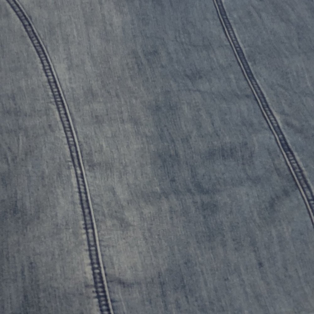 Denim knee skirt